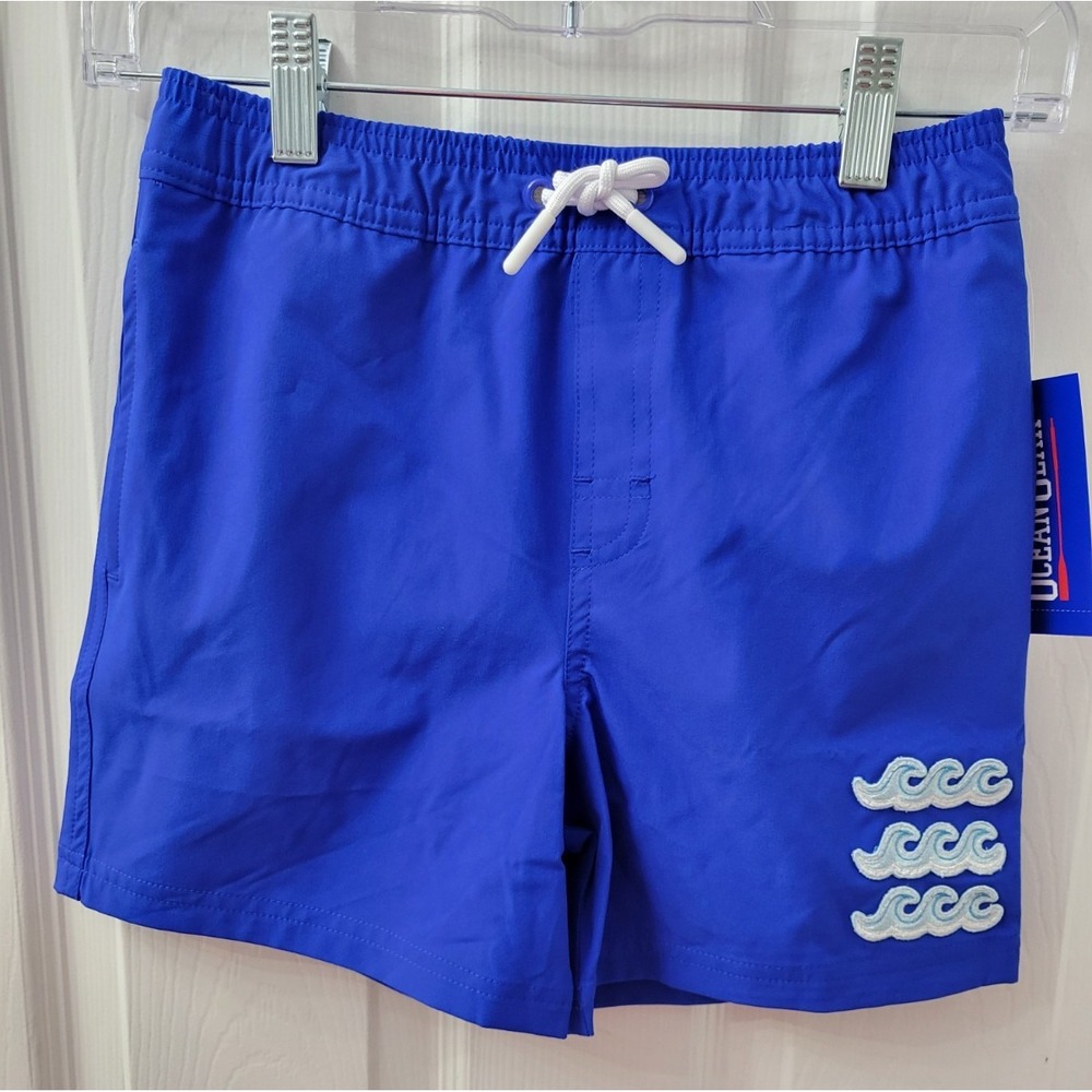 Ocean Gear Boys Swim Trunks Blue Size Medium 8 New with Tags